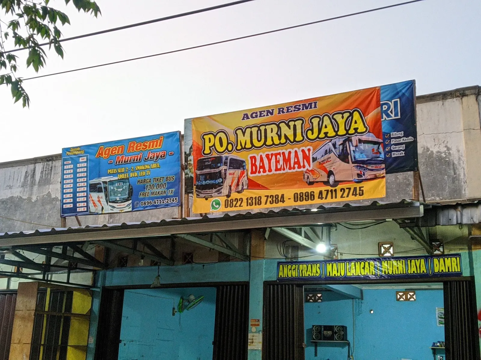Agen bus PO MURNI JAYA TEGAR