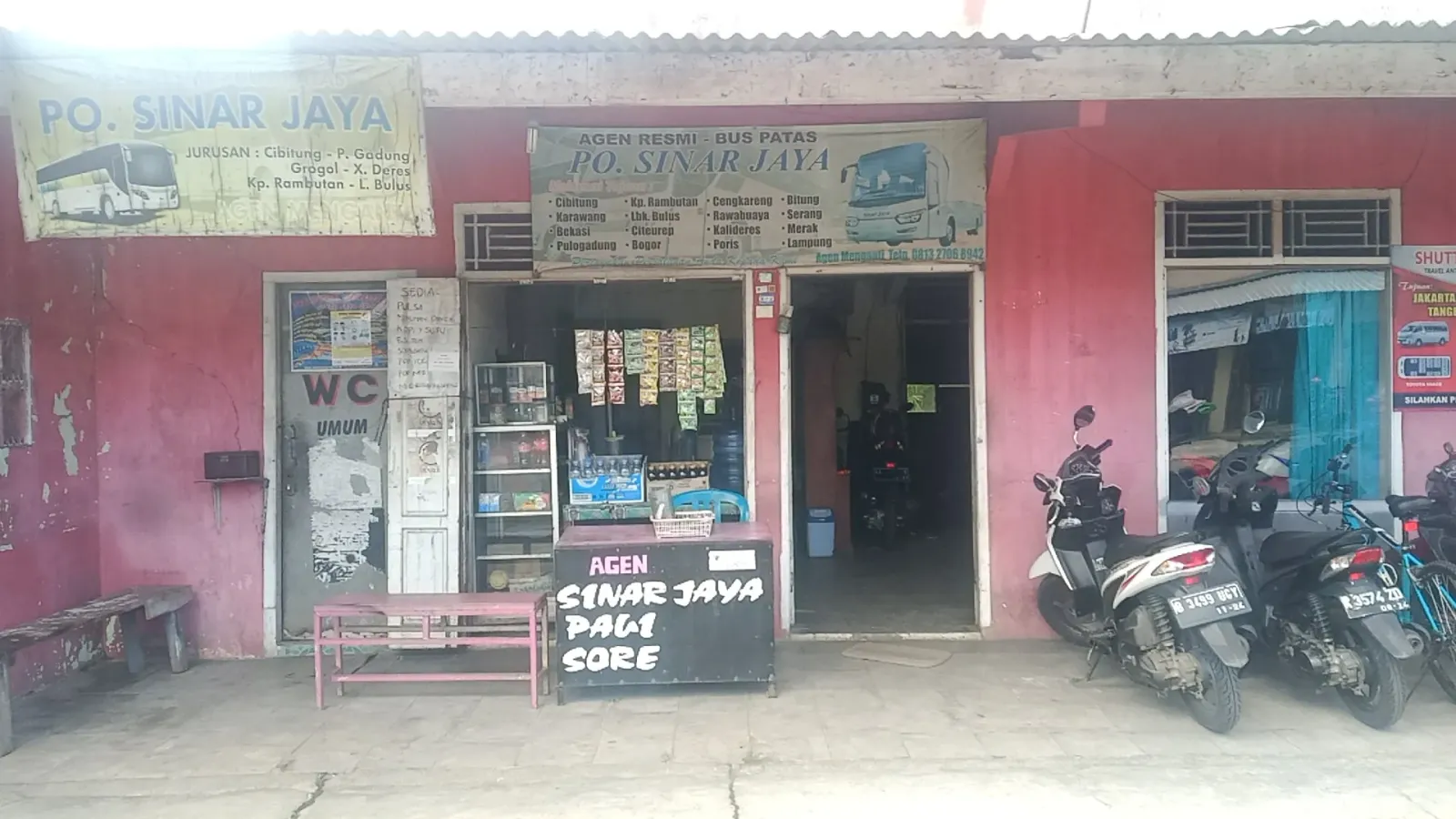 AGEN BUS SINAR JAYA MENGANTI-GLINGGANG