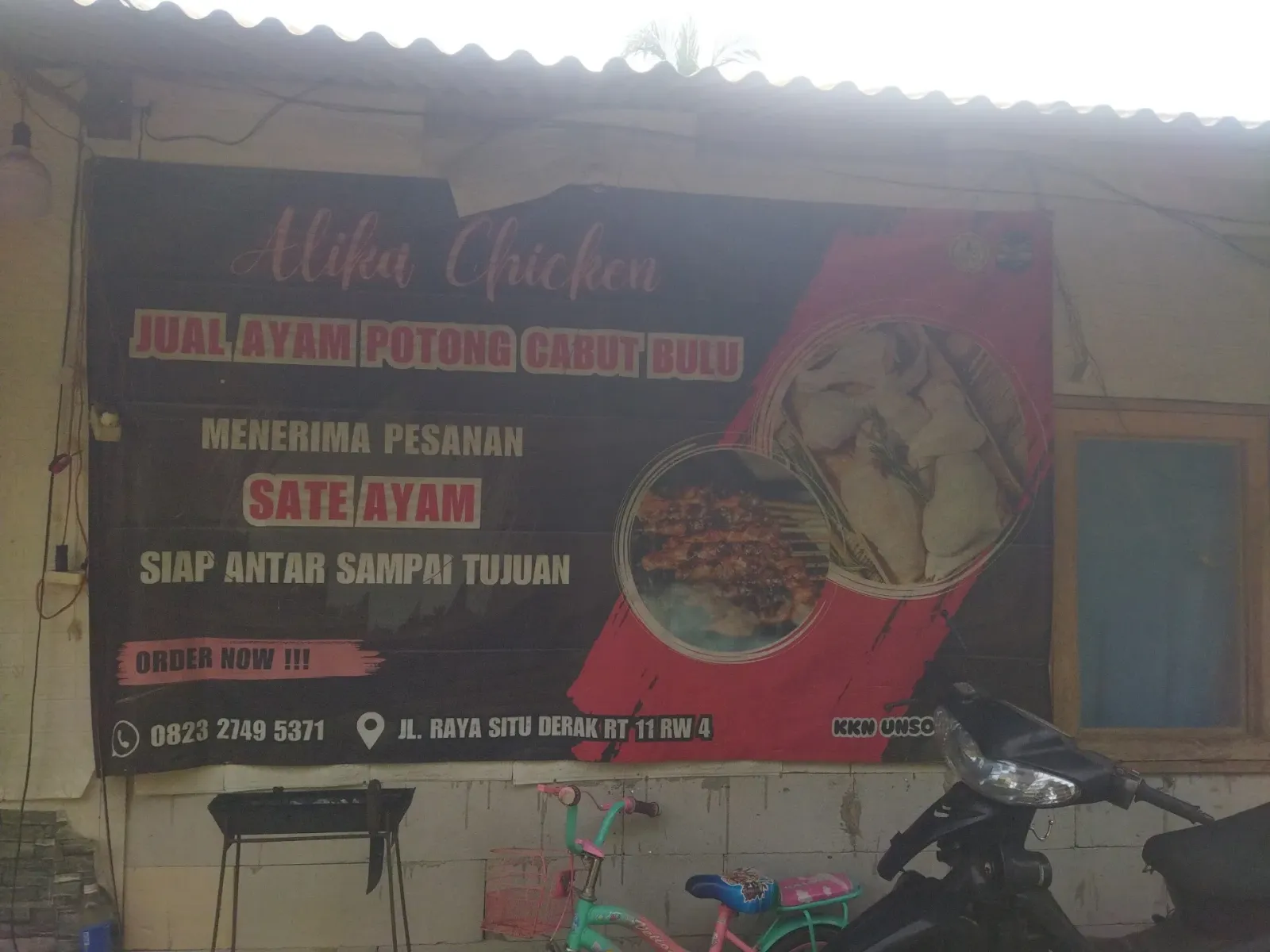 Alika Chicken (Tersedia Sate ayam, ayam bumbu kuning)