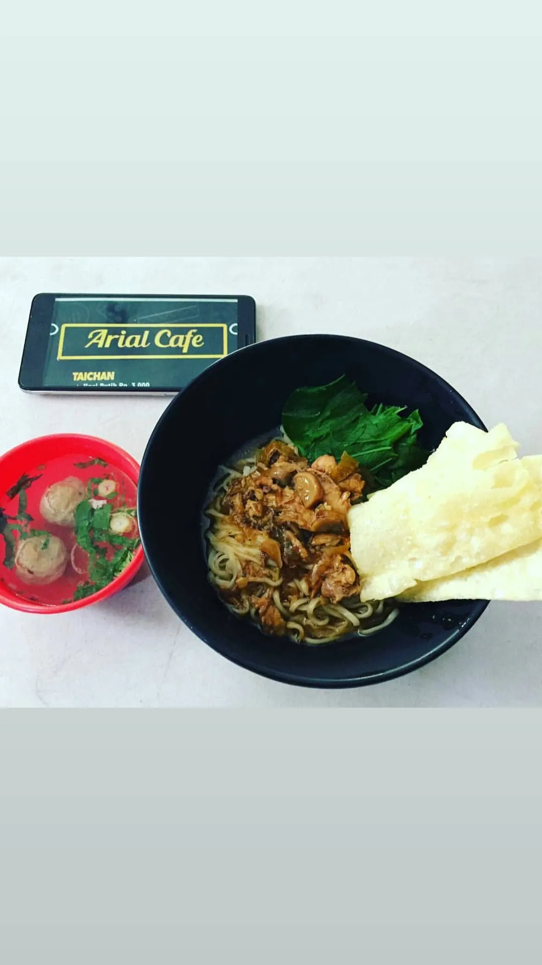 "ARIAL" Mie Yammin & Sate Taichan