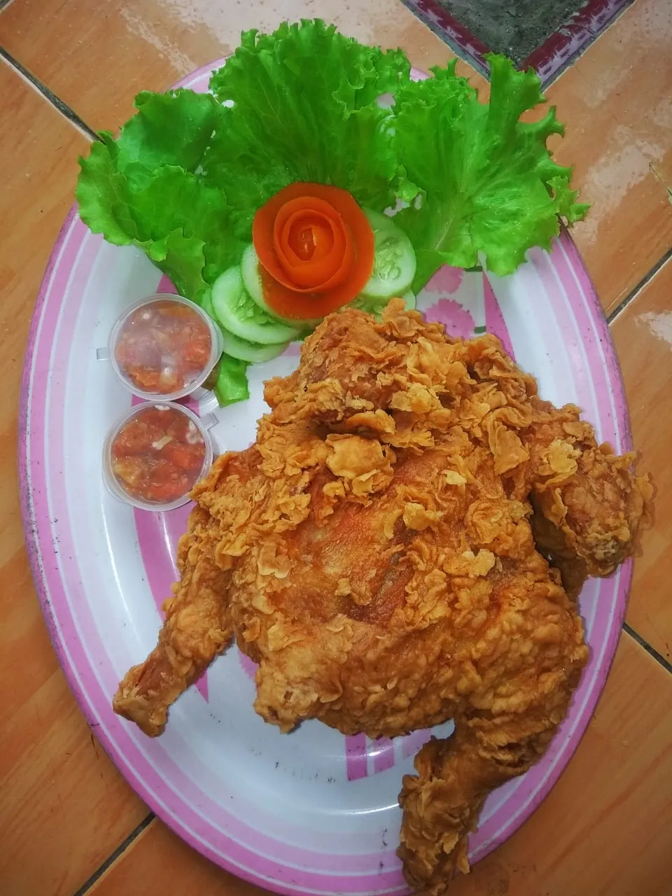 ayam goreng crispy bang kodir,