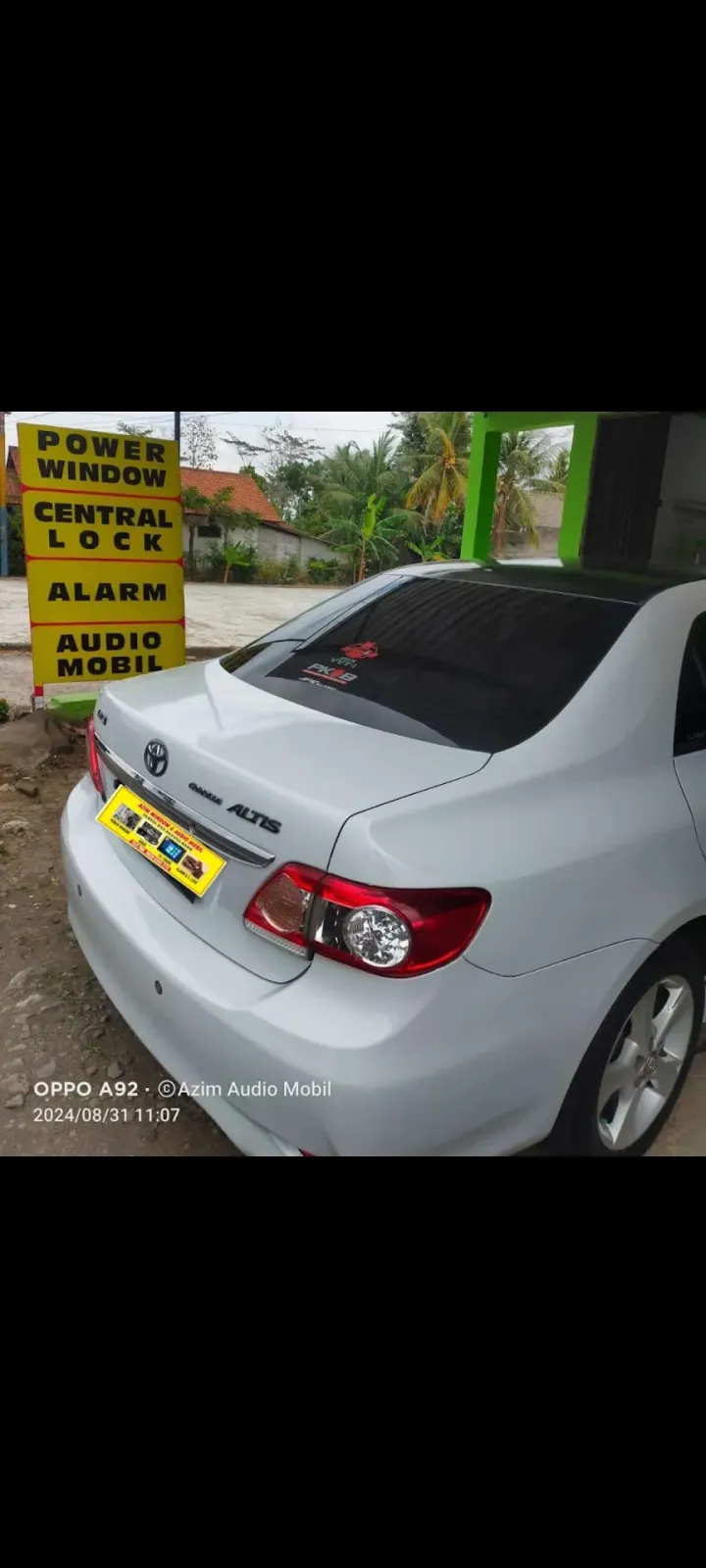 Azim Power window & Audio mobil