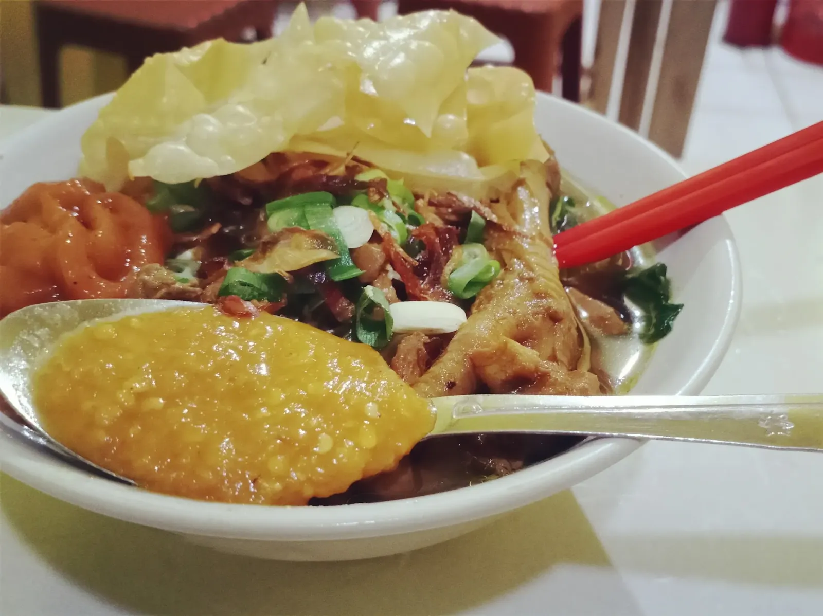 Bakso ayam mas tri