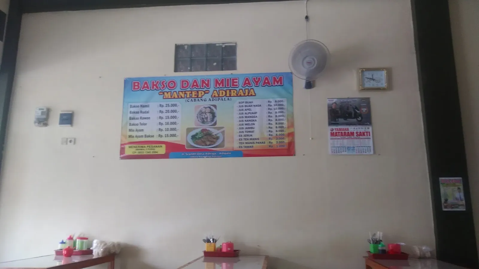Bakso Dan Mie Ayam "Mantep" Adiraja (Cabang Adipala)