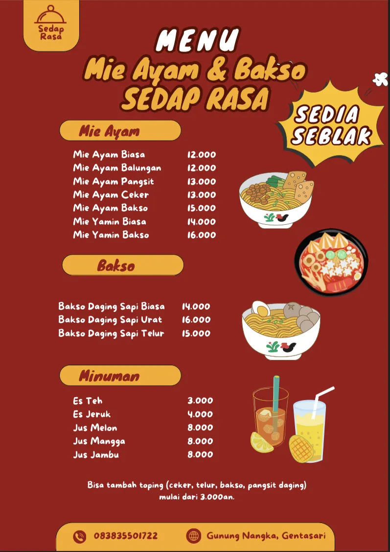 Bakso & Mie Ayam Sedap Rasa