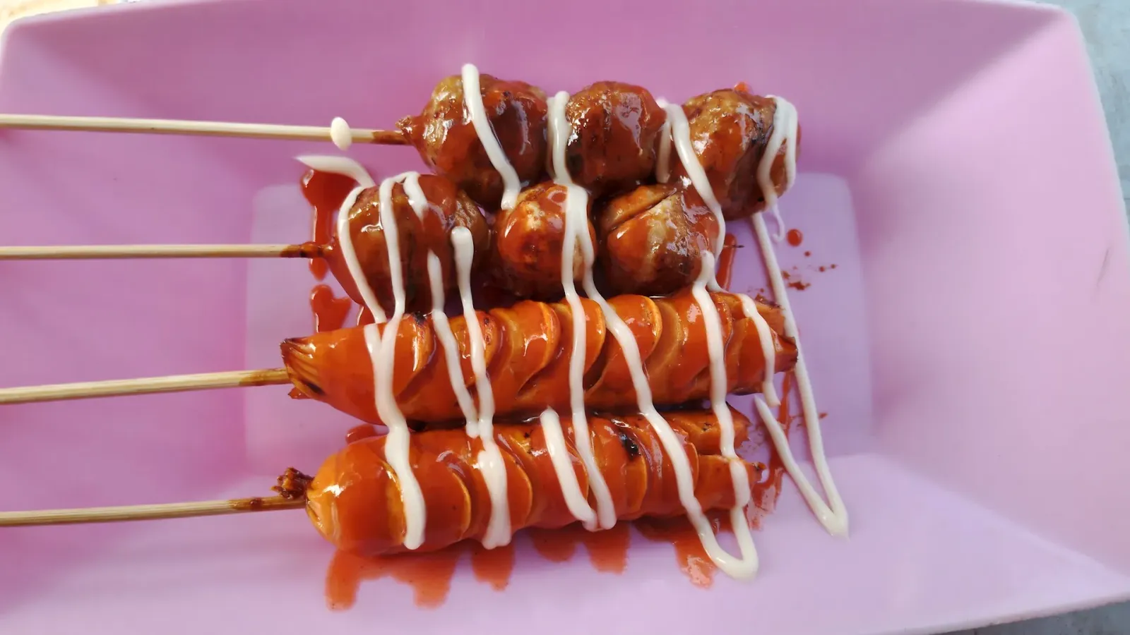 Bakso sosis bakar