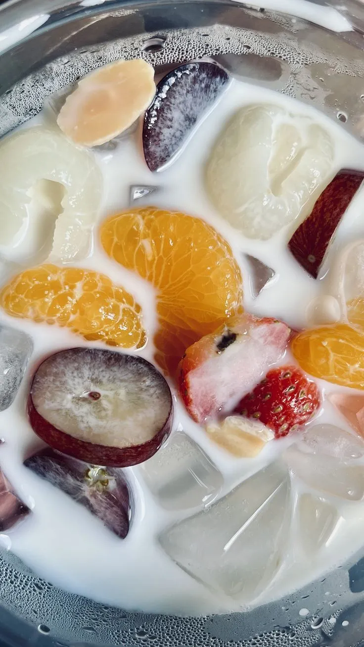 Bakul rujak pop ice anake jus buah anake gorengan