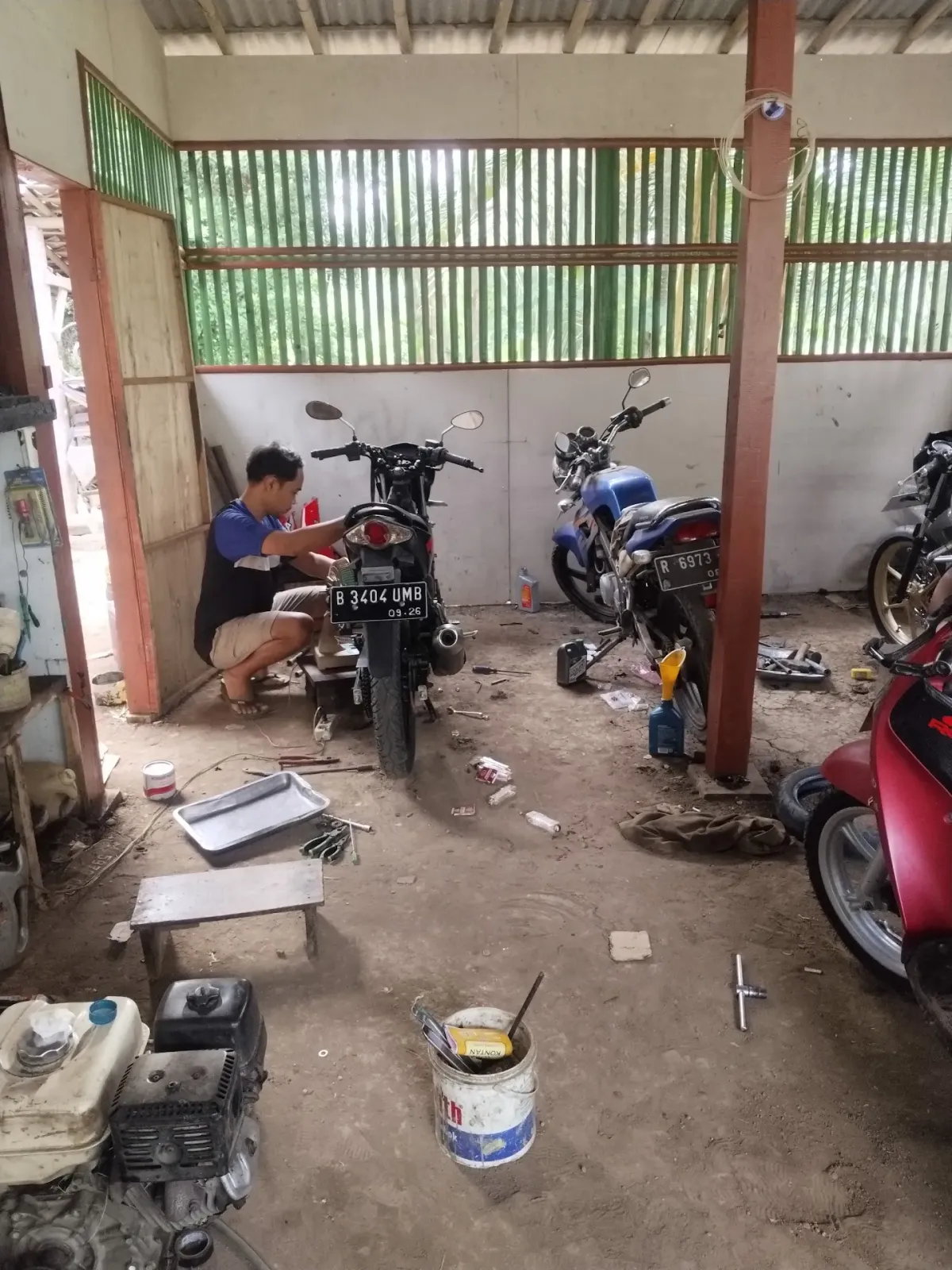 Bengkel motor Asep setiawan