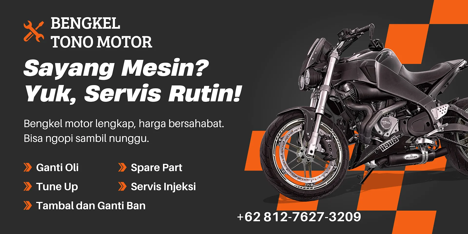 Bengkel motor pak Tono