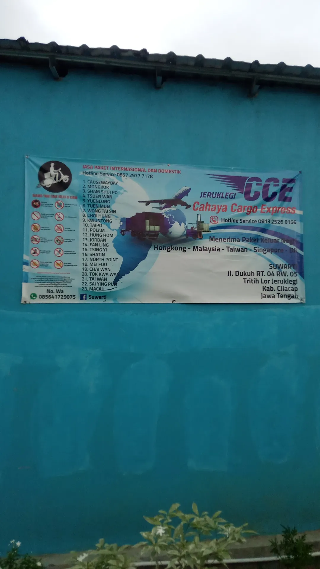 Cahaya Cargo Express CCE & snadif kost