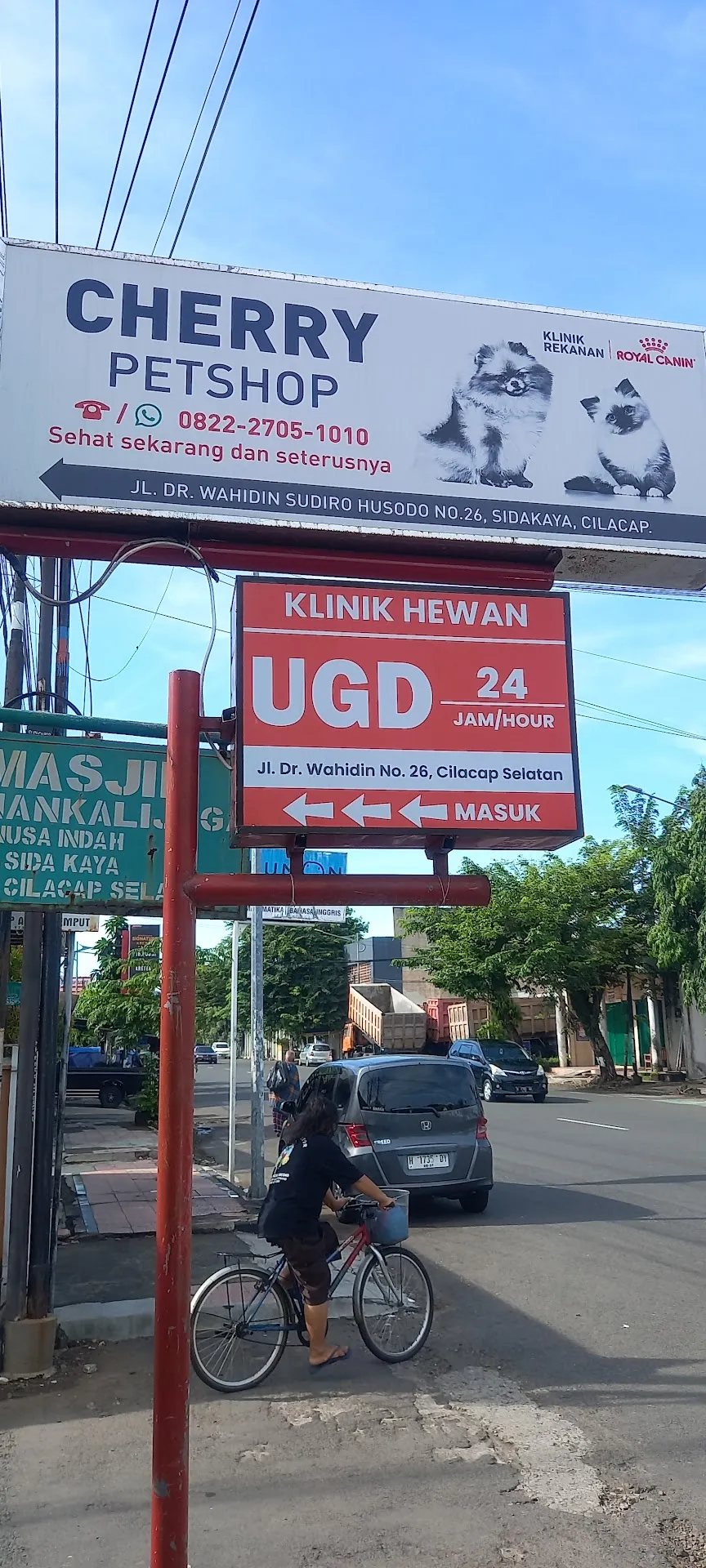 Cherry Pet Shop and Clinic UGD 24 Jam Wahidin Cilacap
