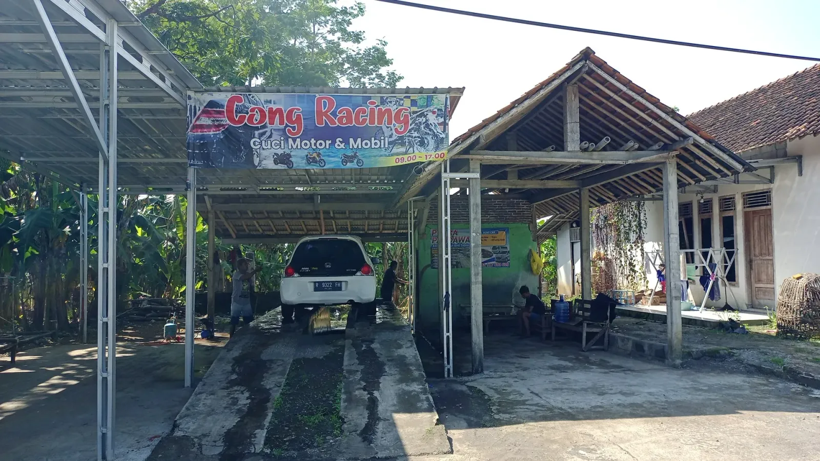 Cong Racing cuci Motor & Mobil SALJU