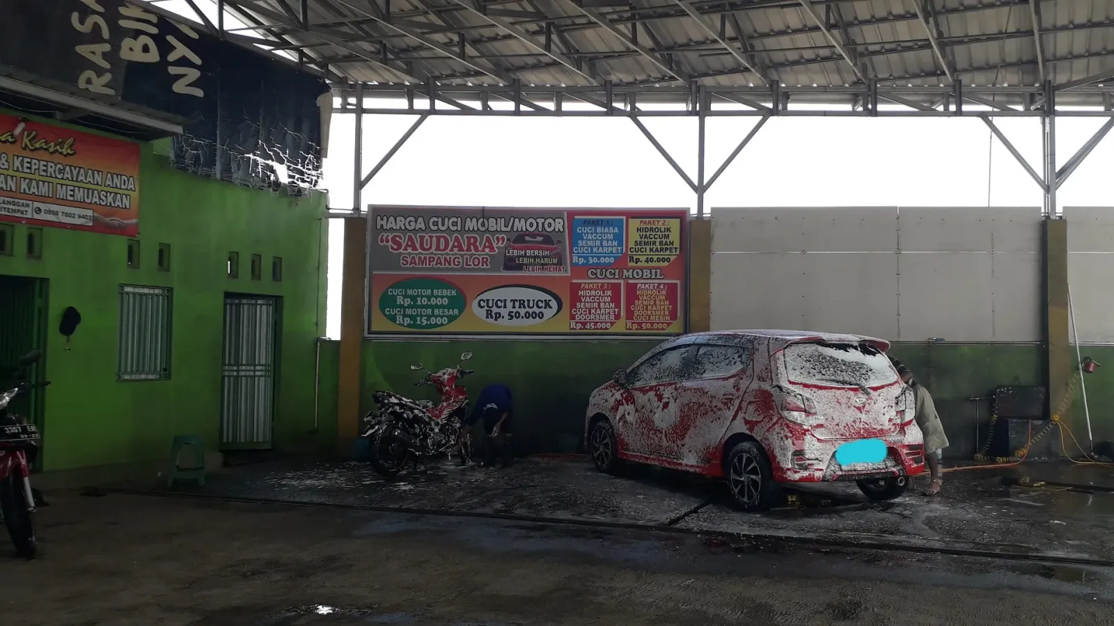 Cuci Mobil ''SAUDARA'' TIDAK MENERIMA CUCI MOTOR