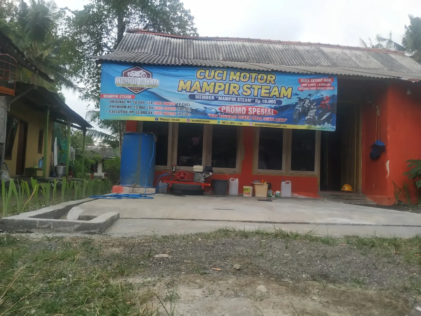 CUCI MOTOR "MAMPIR STEAM"