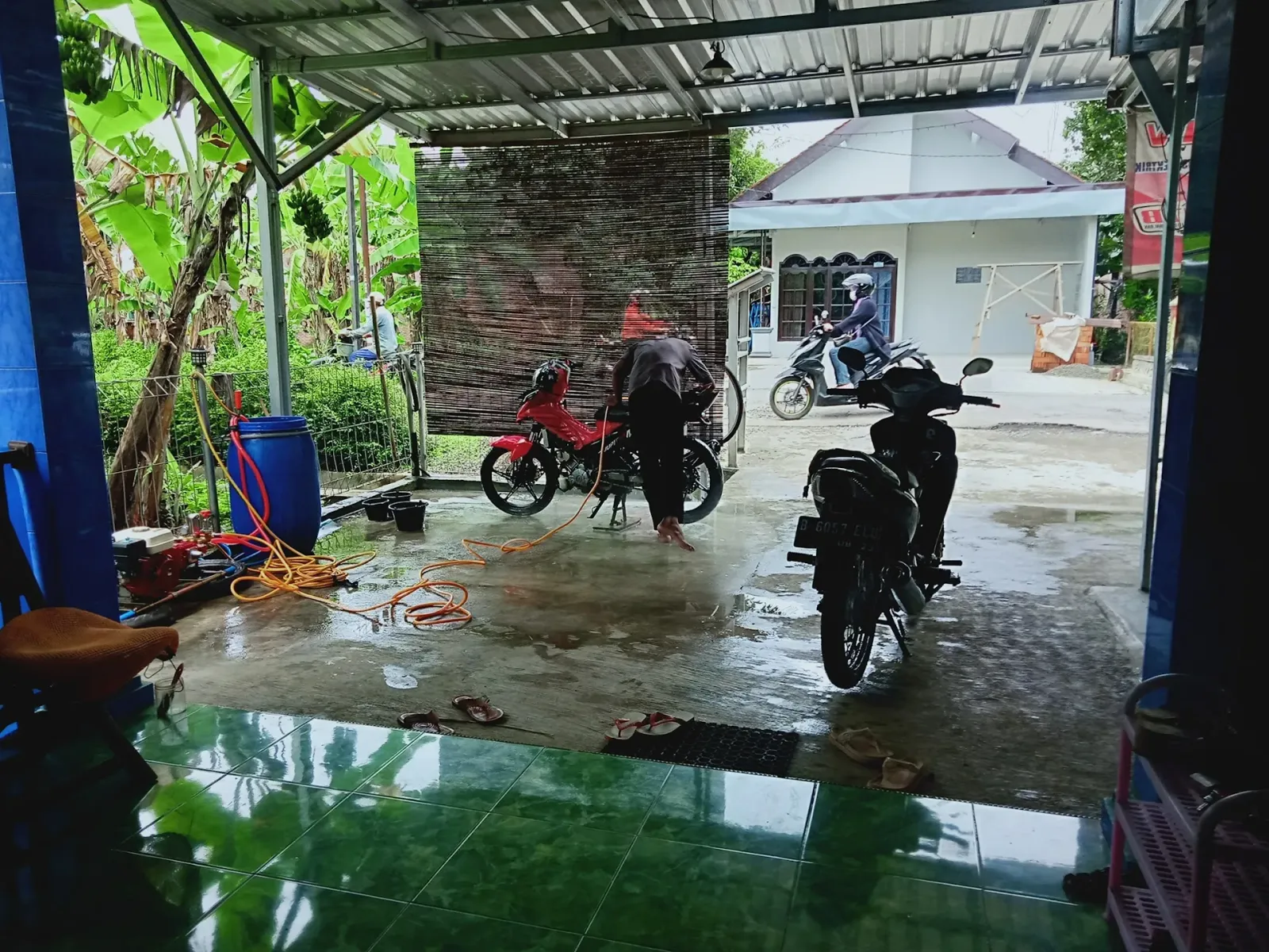 Cuci steam & bengkel