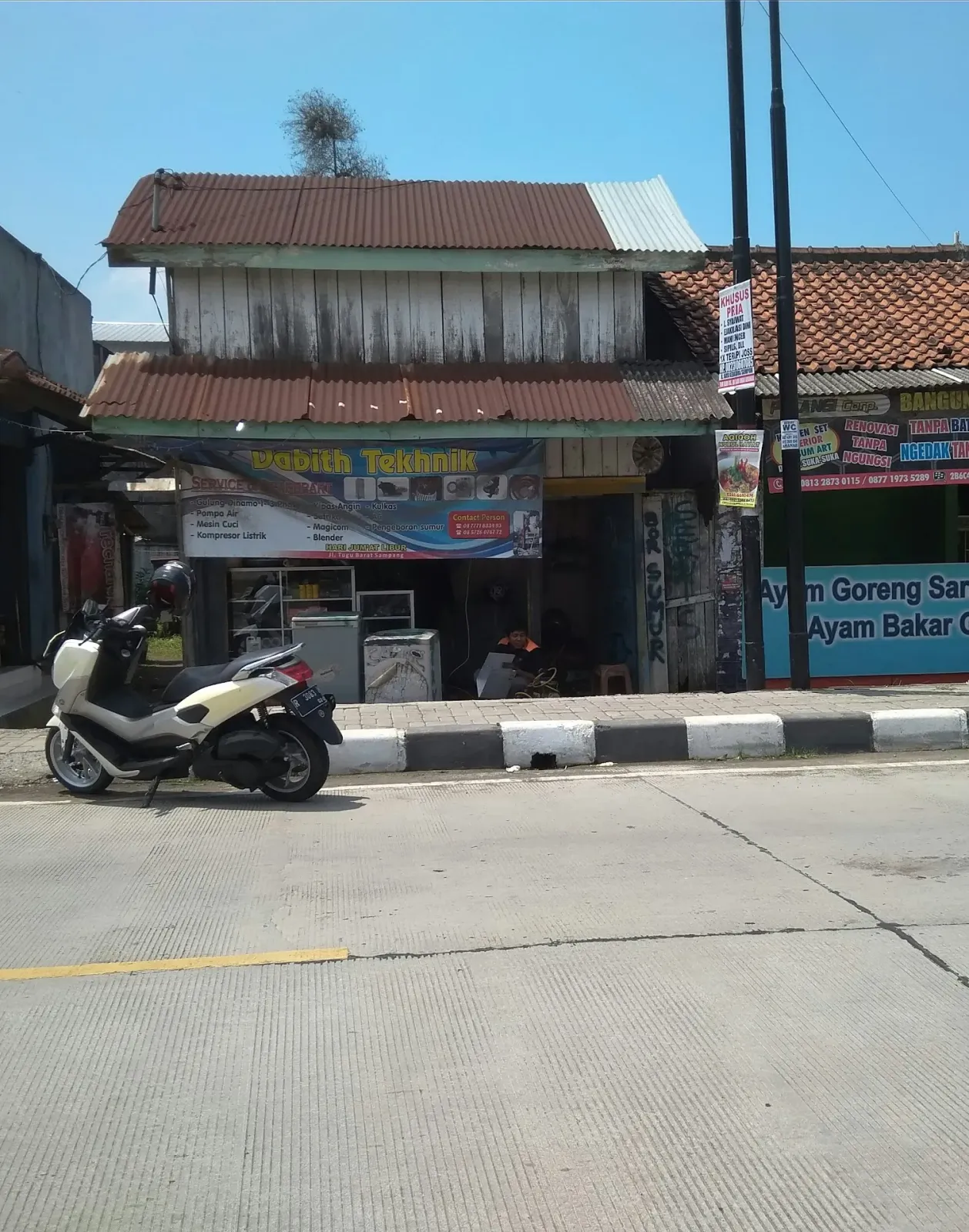 Dabith Tekhnik ,PENGEBORAN SUMUR, service kulkas, pompa air , mesin cuci, AC, Dinamo 1-3 fashe, .