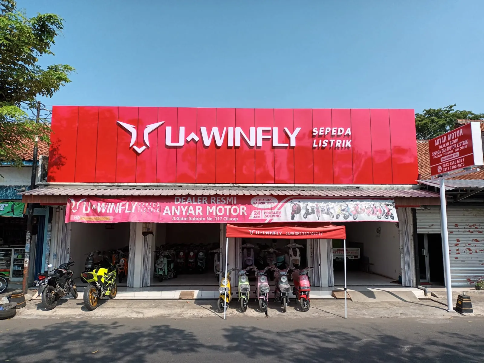 Dealer speda listrik Uwinfly gatot subroto cilacap