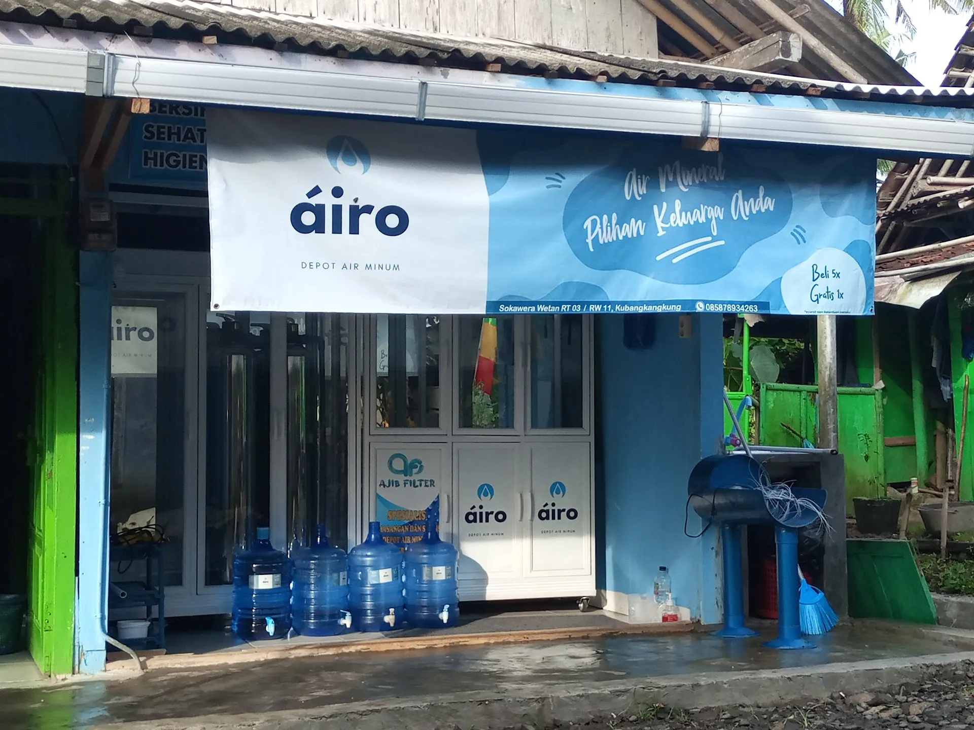 Depo Air Minum Airo, Kubangkangkung