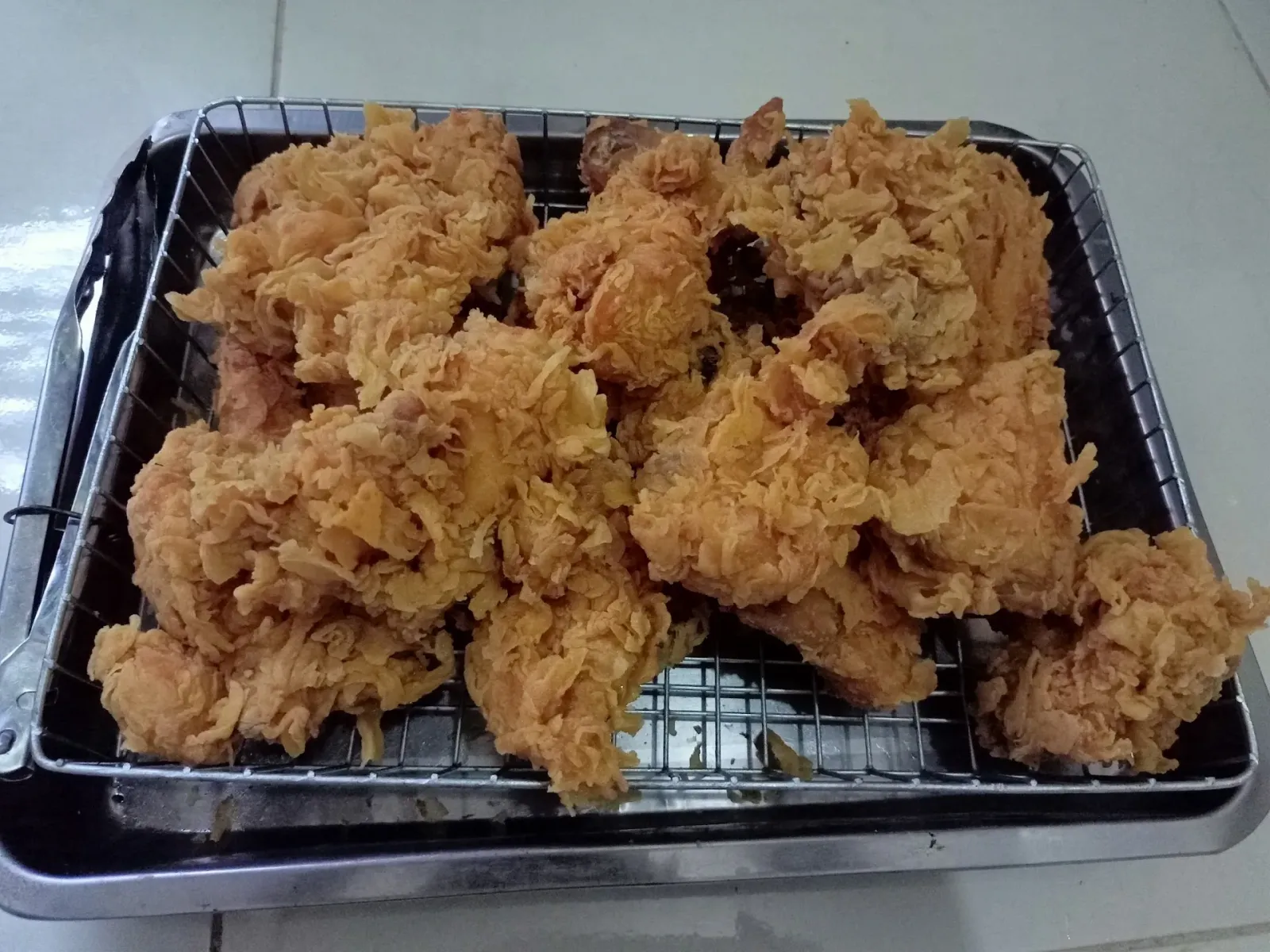 Farza fried chicken dan ayam geprek