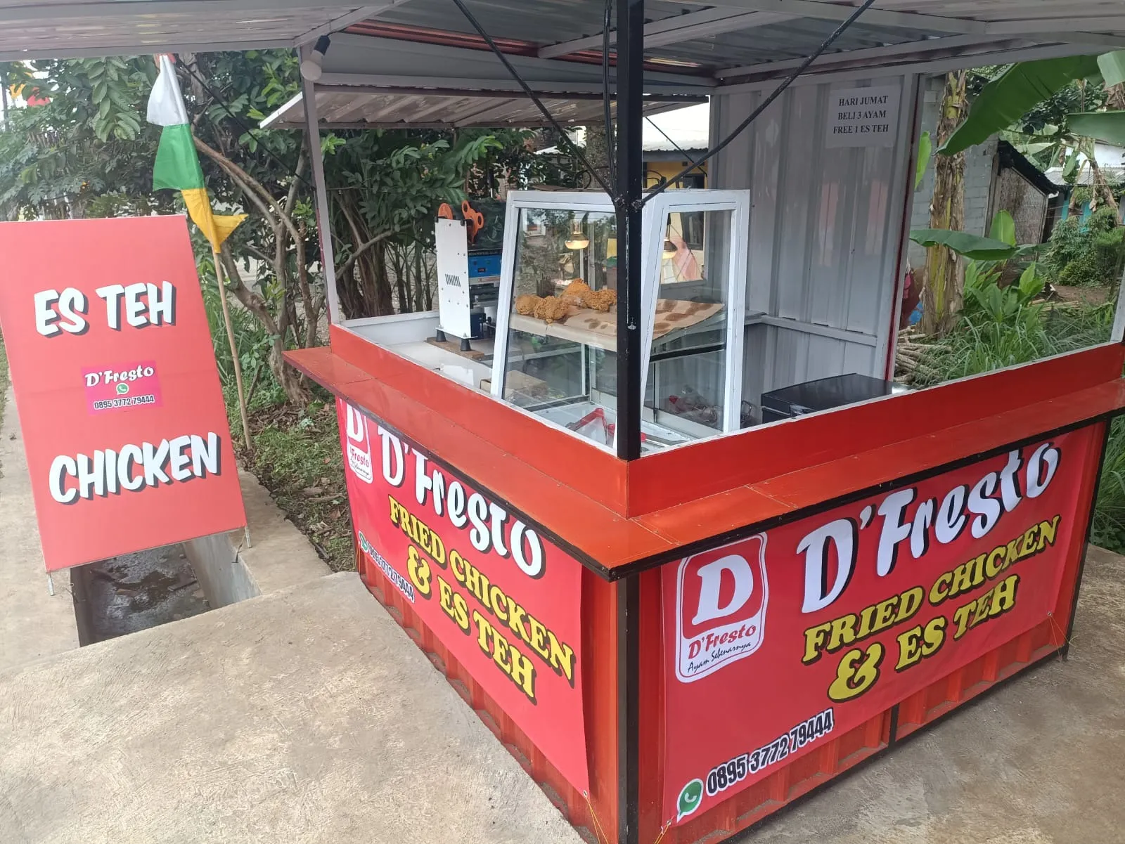 Fried Chicken Dfresto Pageraji Cilongok