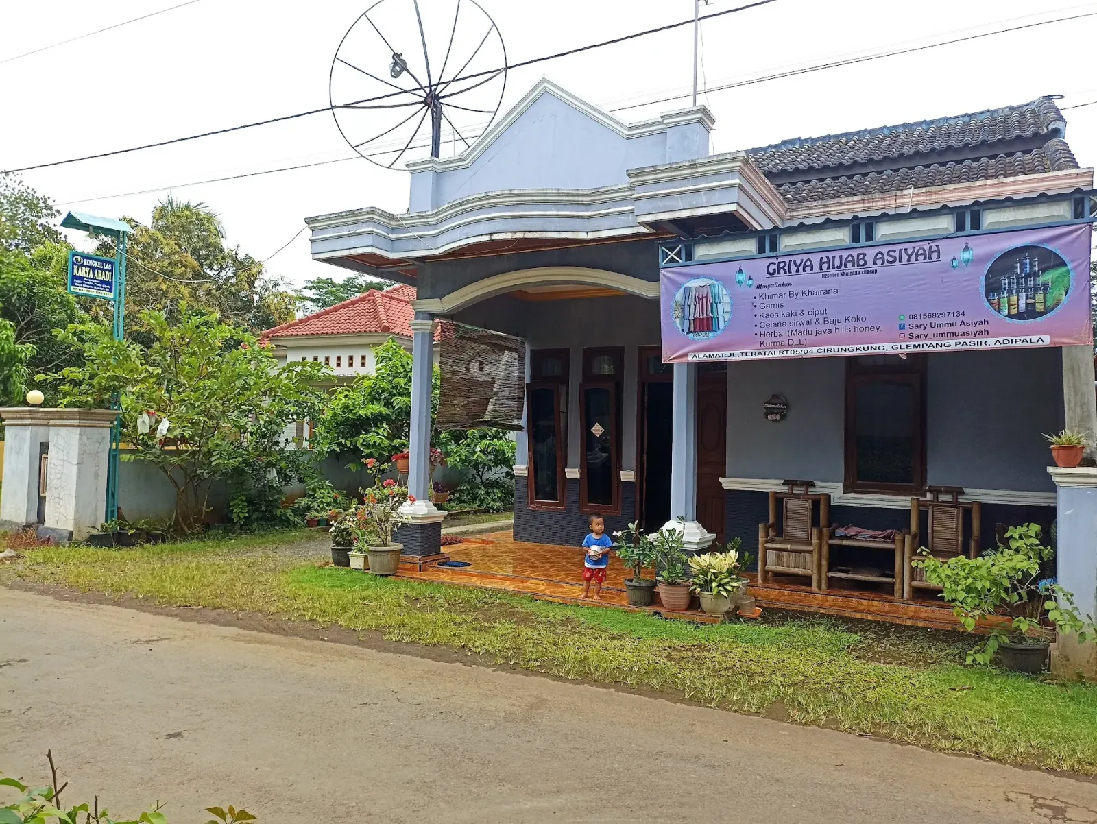 Griya Hijab Asiyah,Bengkel Las dan BAKSO ENDUL