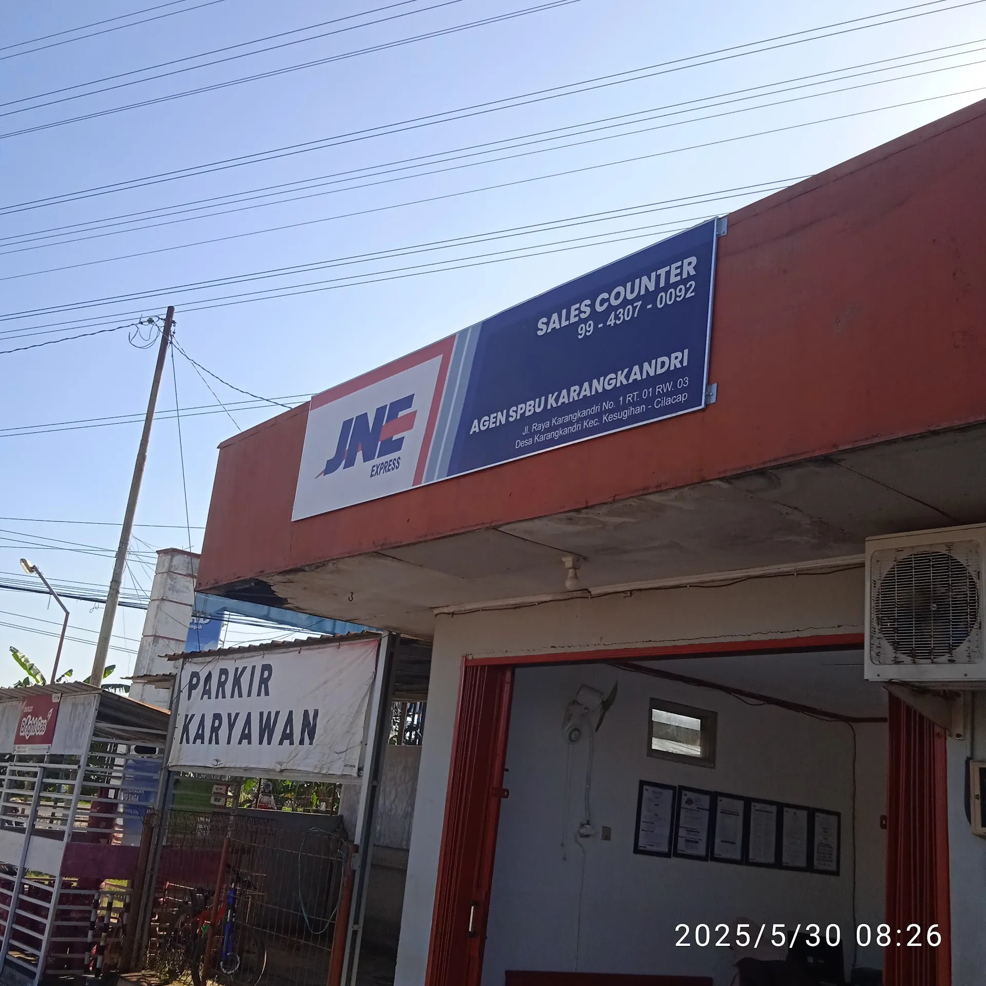 JNE Agen SPBU Karangkandri