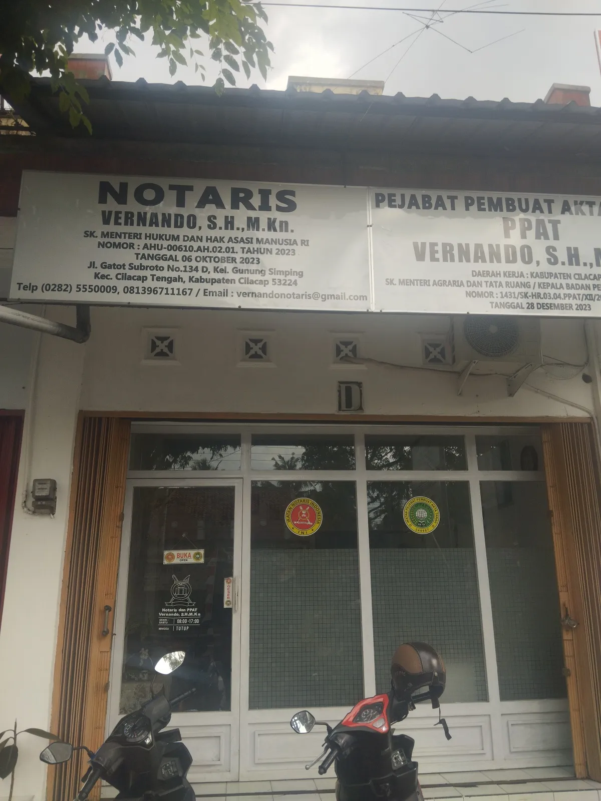 Notary and PPAT Office Vernando, S.H., M.Kn