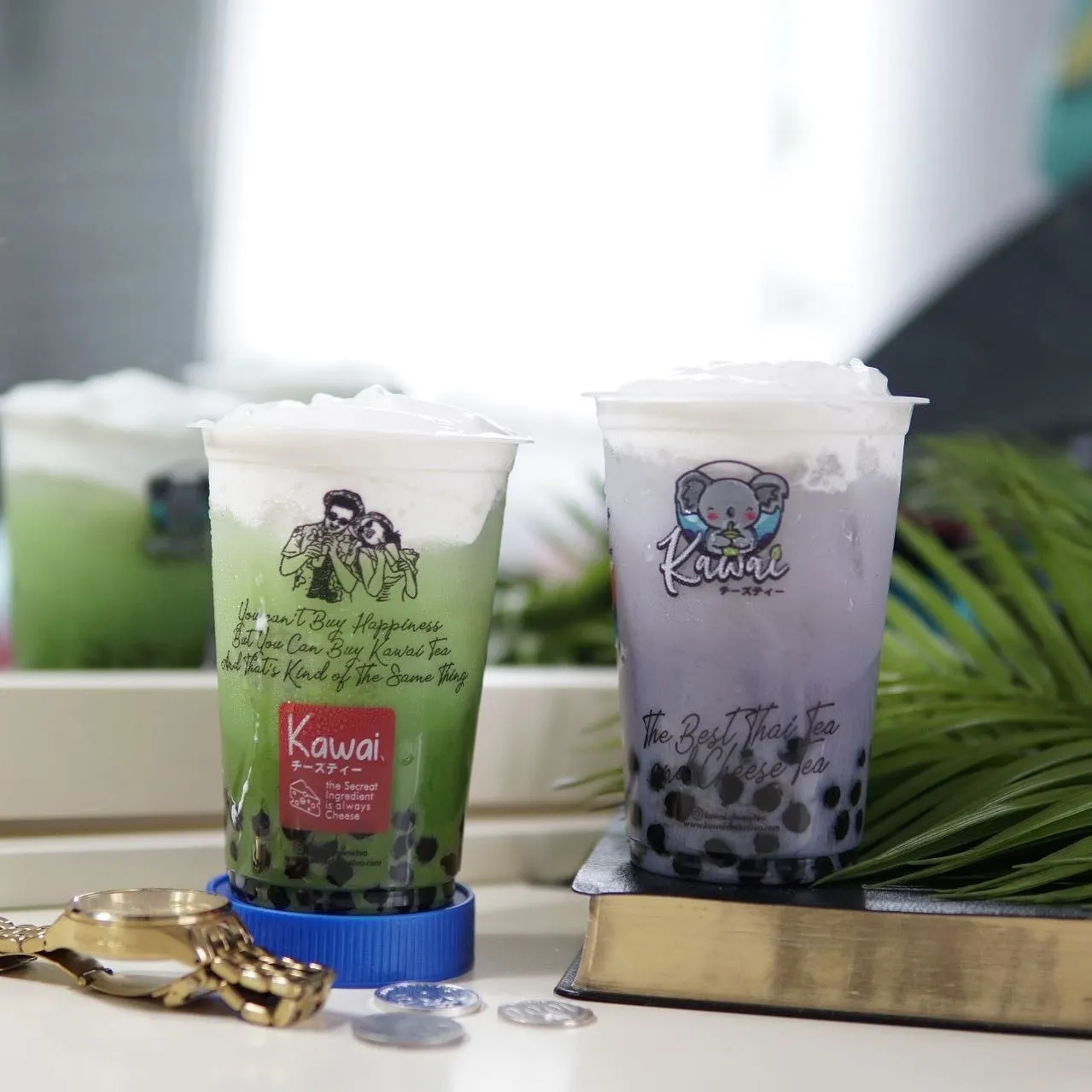 Kawai cheesetea om tiam
