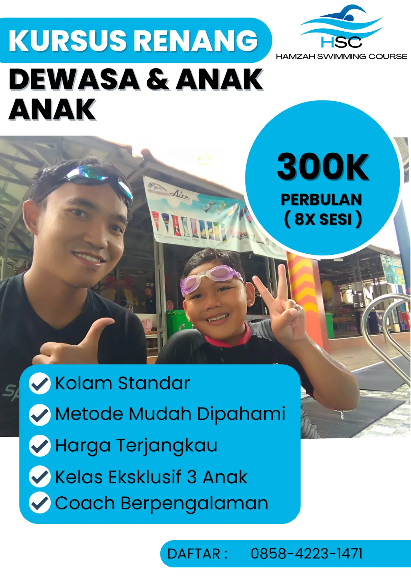 KURSUS RENANG TERDEKAT HAMZAH SWIMMING COURSE