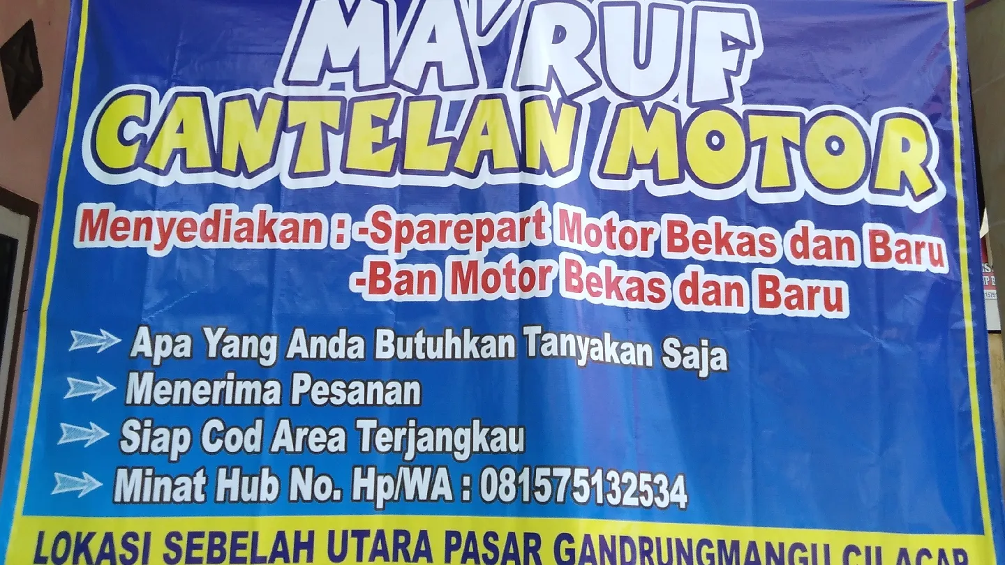 MA'RUF CANTELAN MOTOR