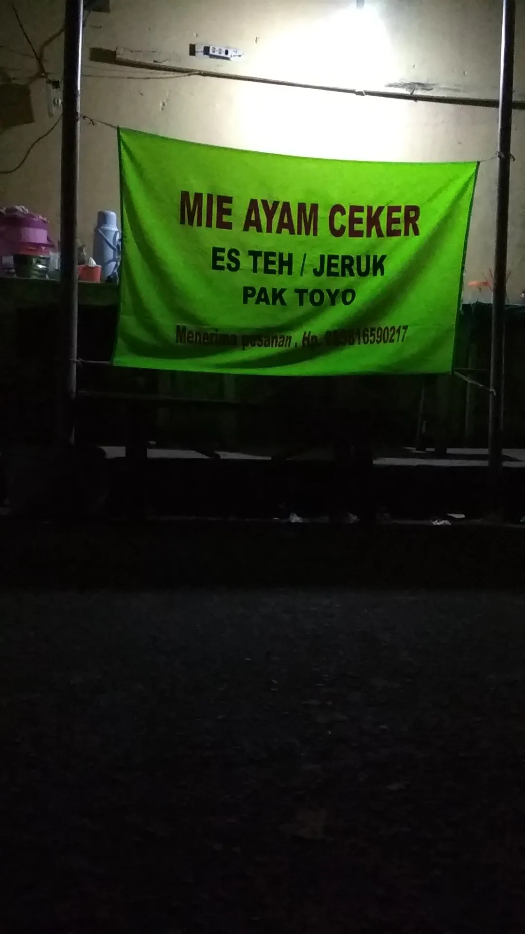 mie ayam ceker pak toyo