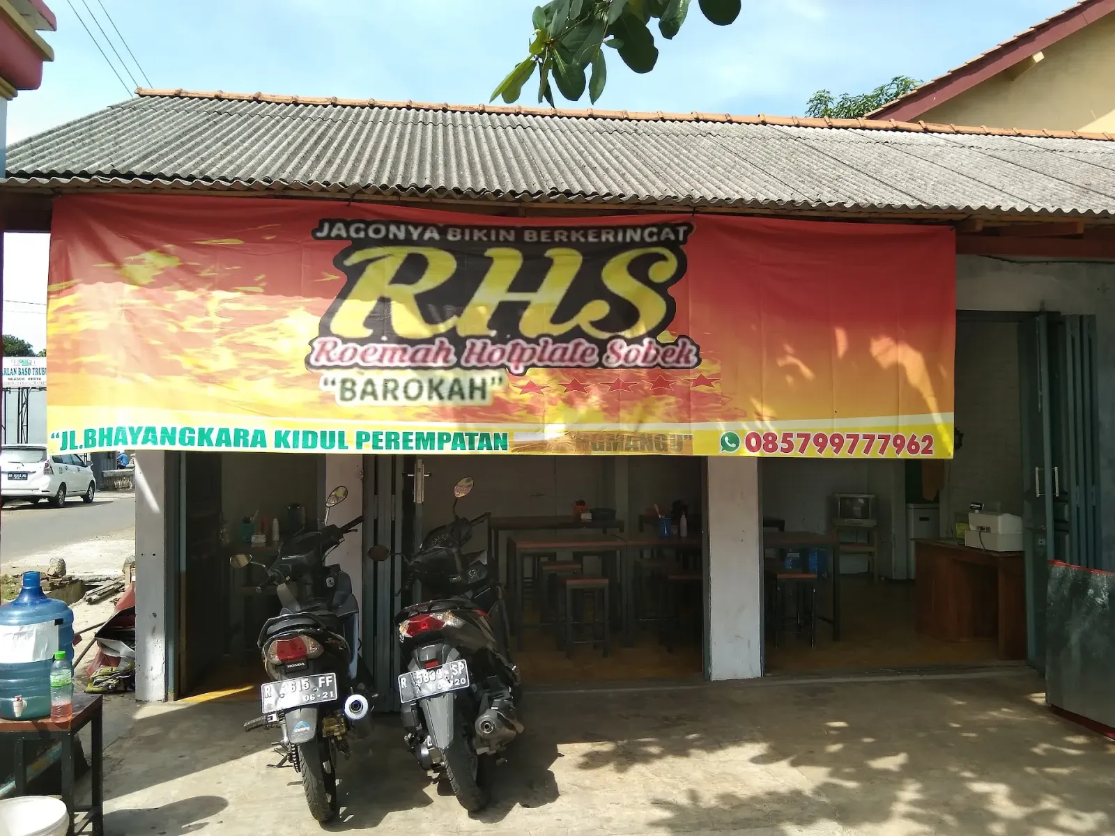 Mie ayam hot plate dan bakso RHS