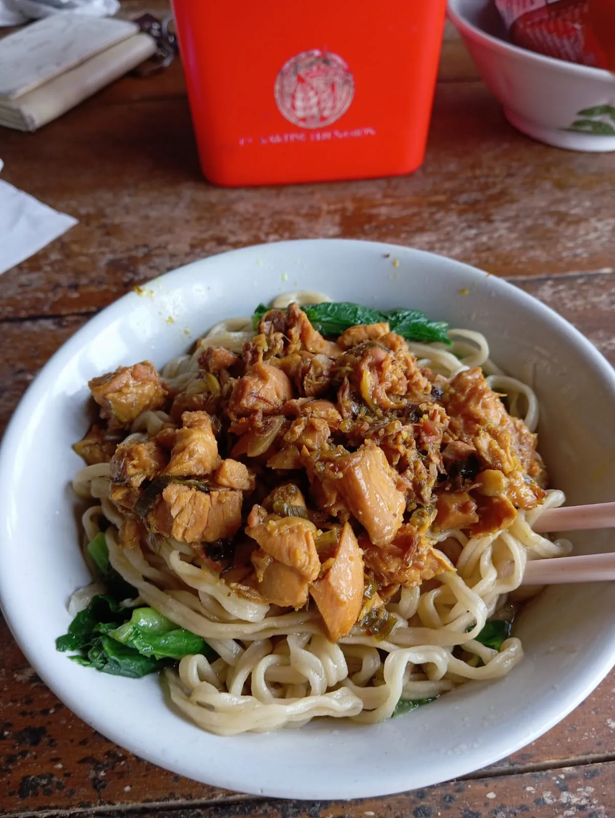 Mie Ayam Mandarasa M. Siman Pamotan Mewah Meped Sawah