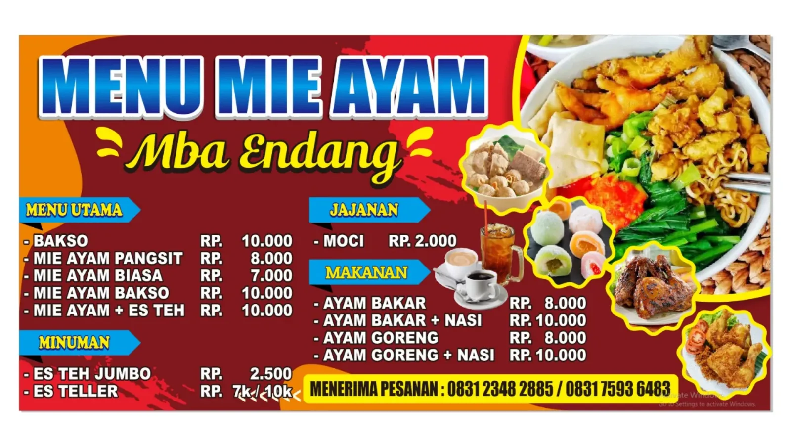 MIE AYAM MBA ENDANG