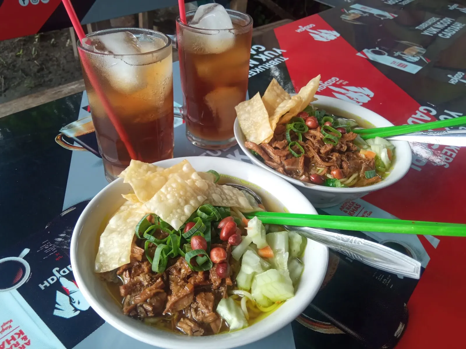Mie ayam Rencang Galas Pak Azhar Tanjung intan