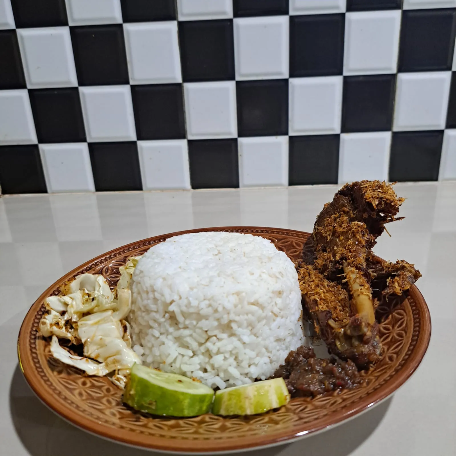 Nasi Bebek Bumbu Hitam