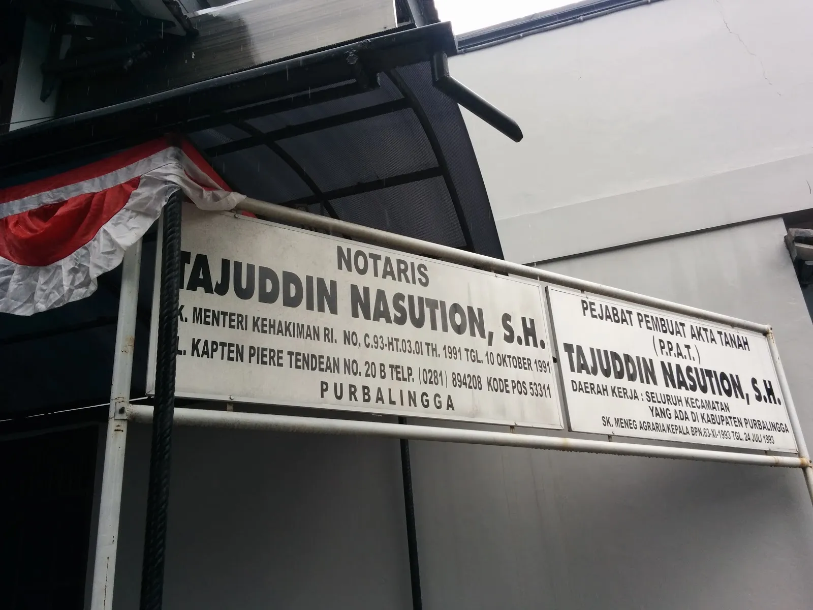 Notaris/PPAT Tajuddin Nasution, S.H.
