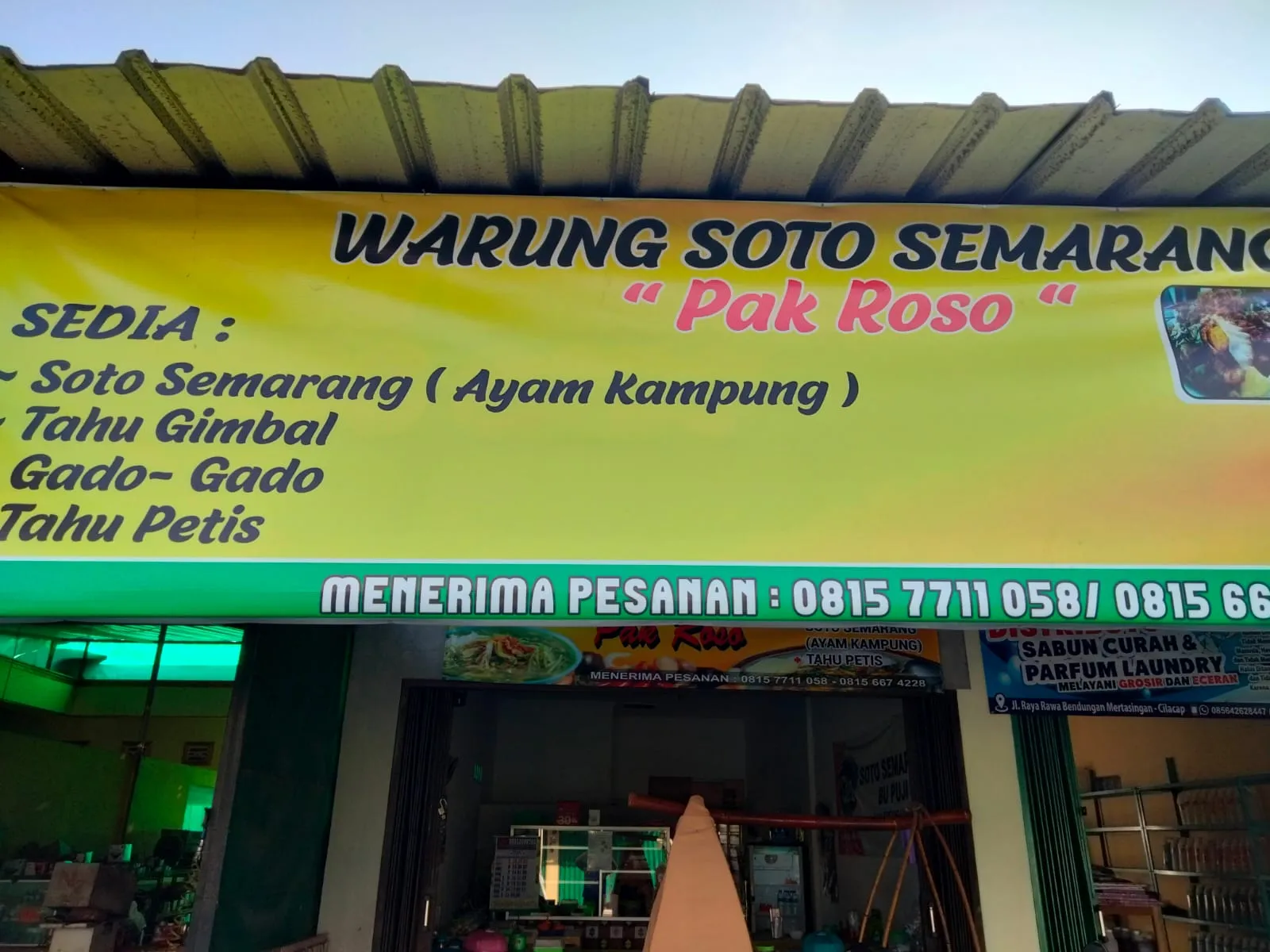 "Pak Roso" Warung Soto Semarang