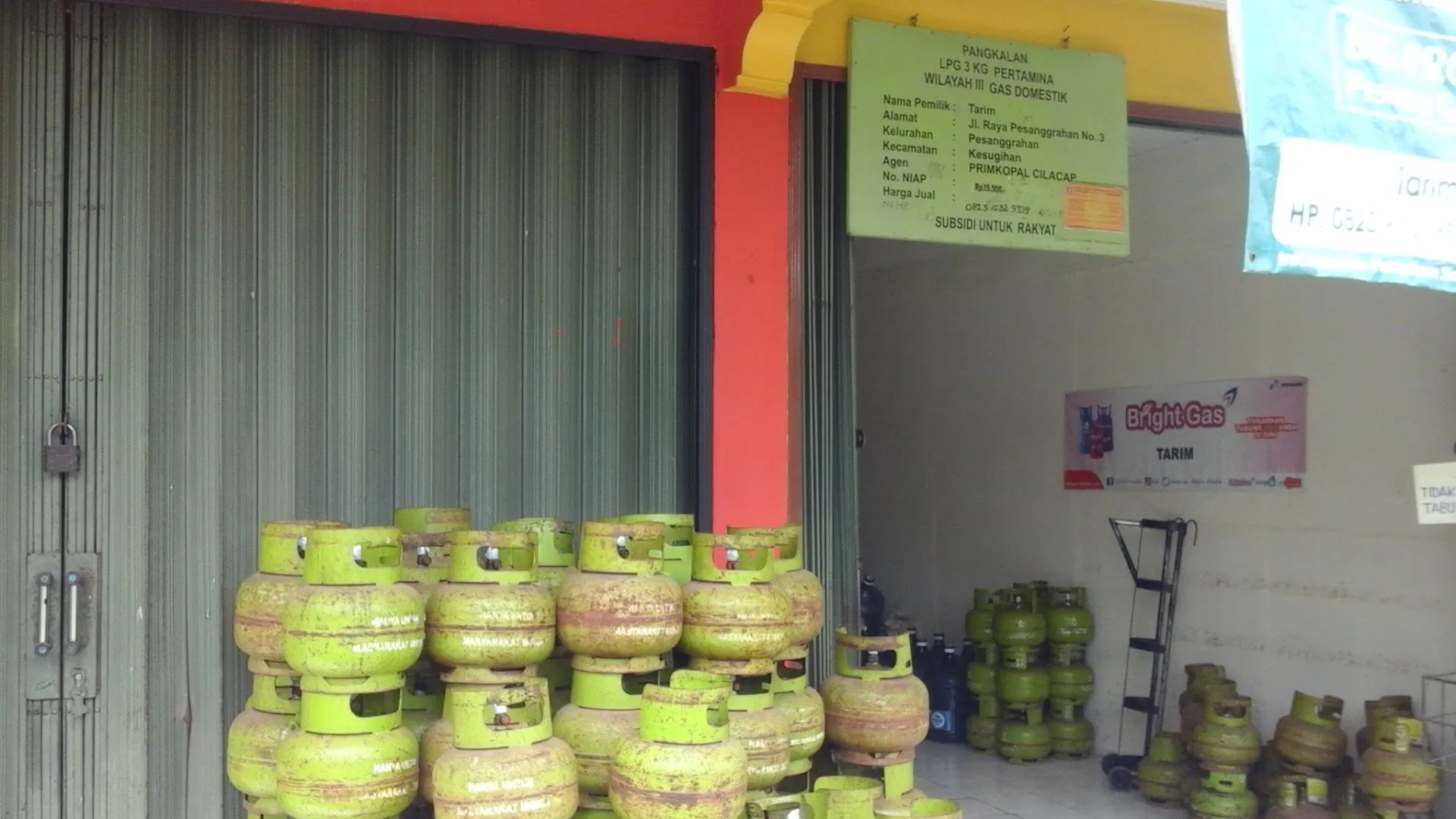 PANGKALAN GAS ELPIJI 3 Kg PAK H. TARIM