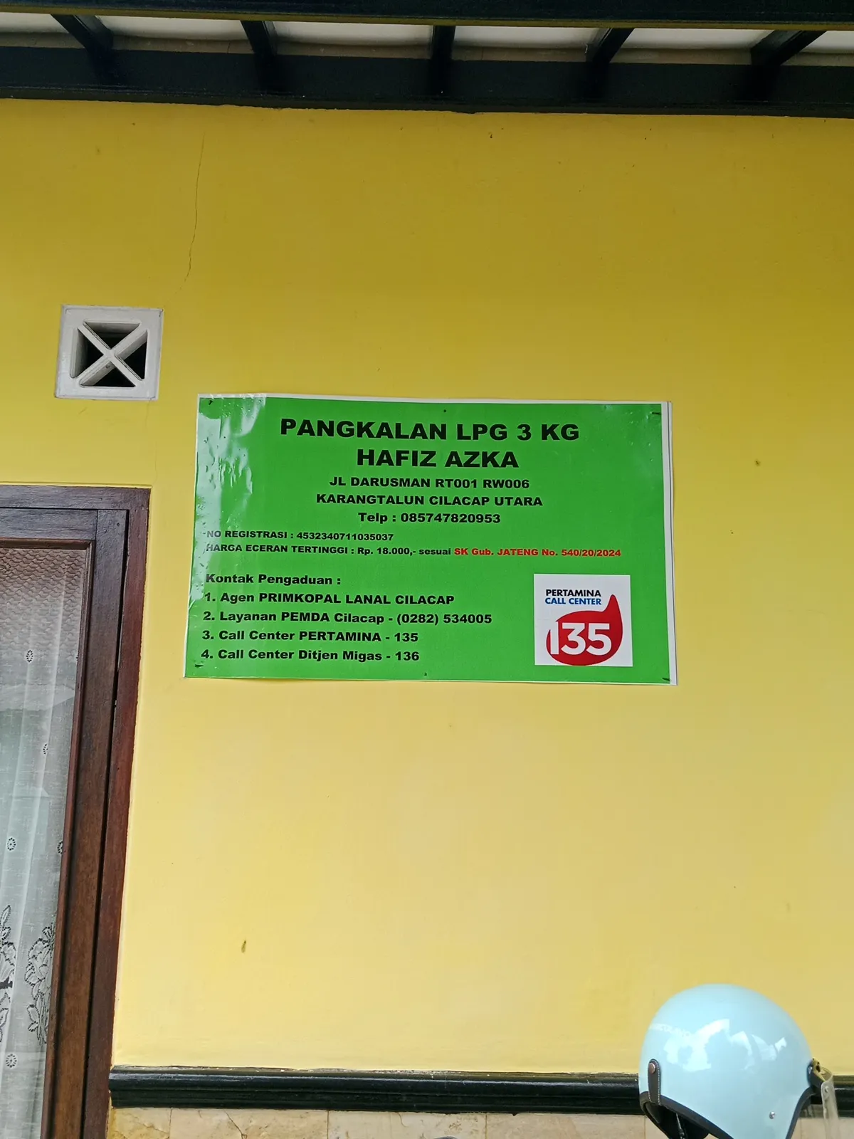 Pangkalan LPG 3 kg HAFIZ AZKA