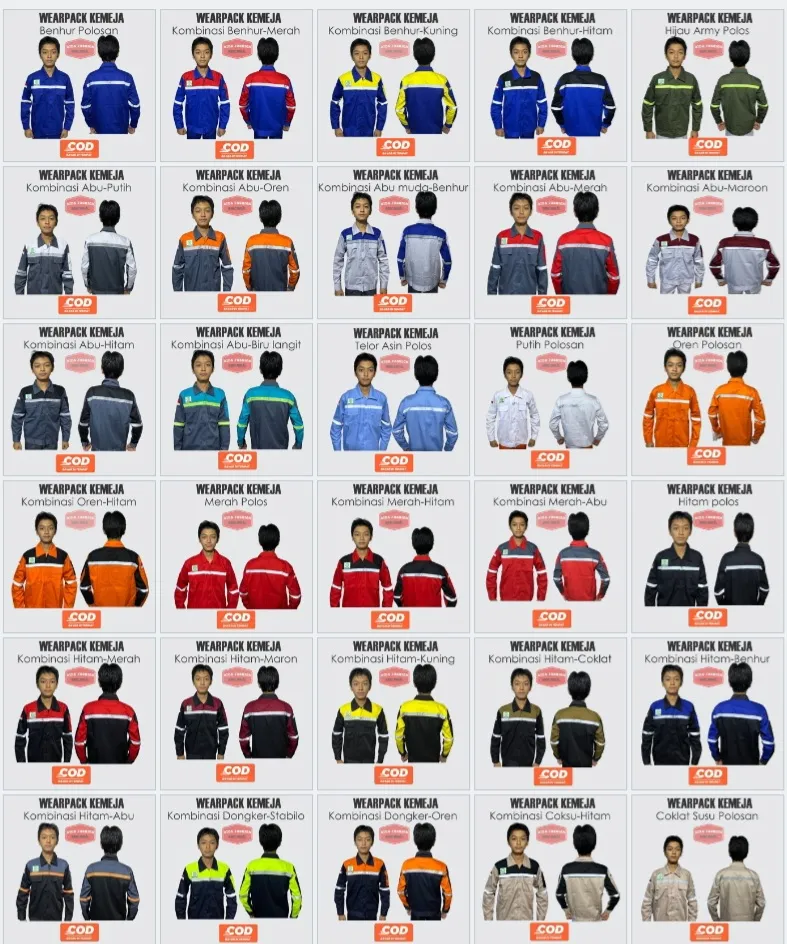 PUSAT BAJU WEARPACK KEREN CILACAP