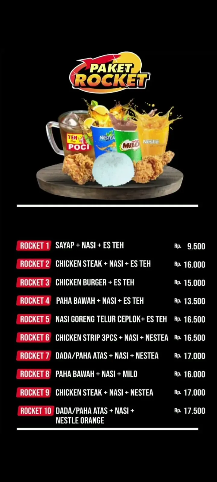 Rocket Chicken Kesugihan