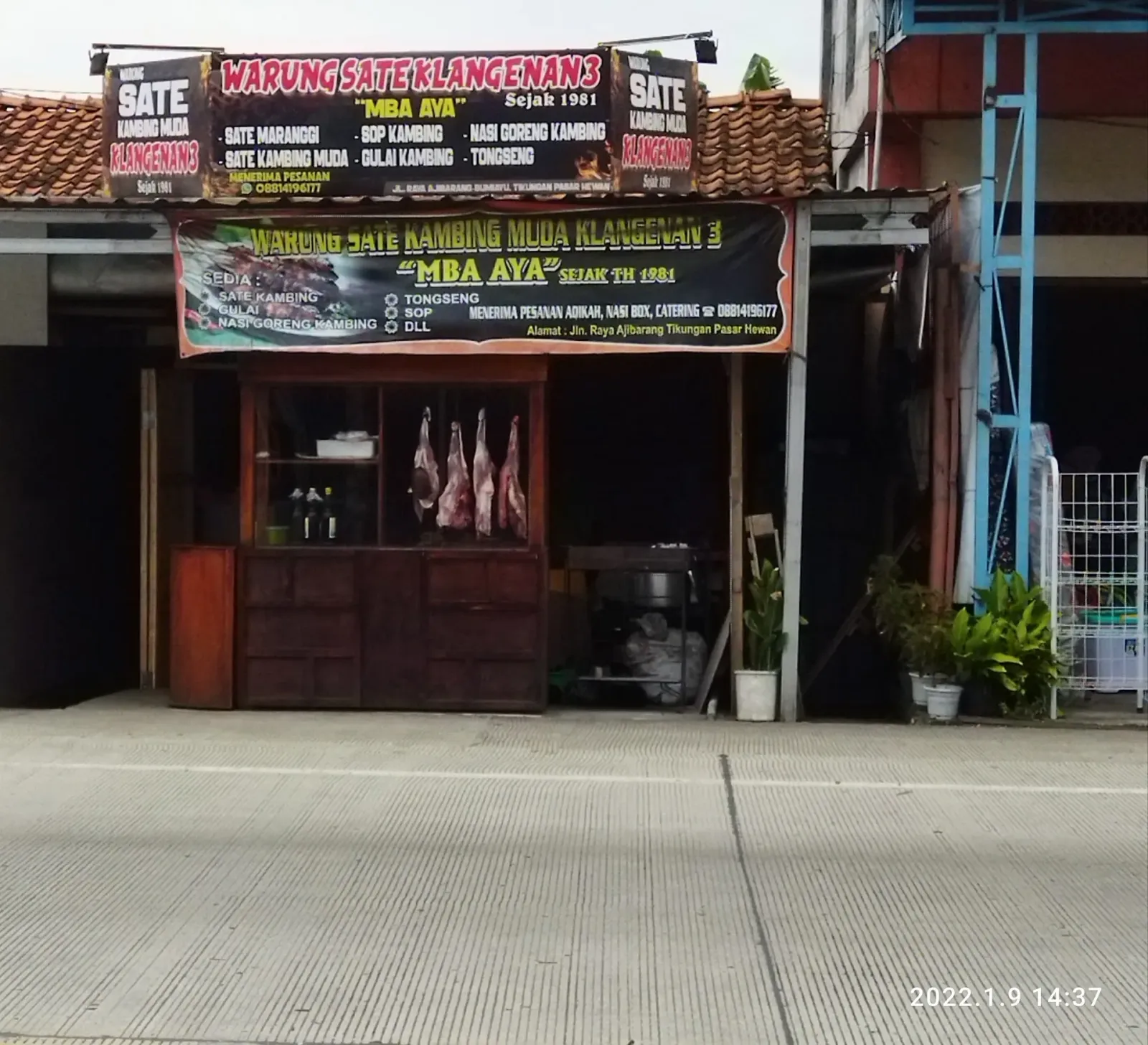Sate Gule Kambing Muda Khas Bumiayu