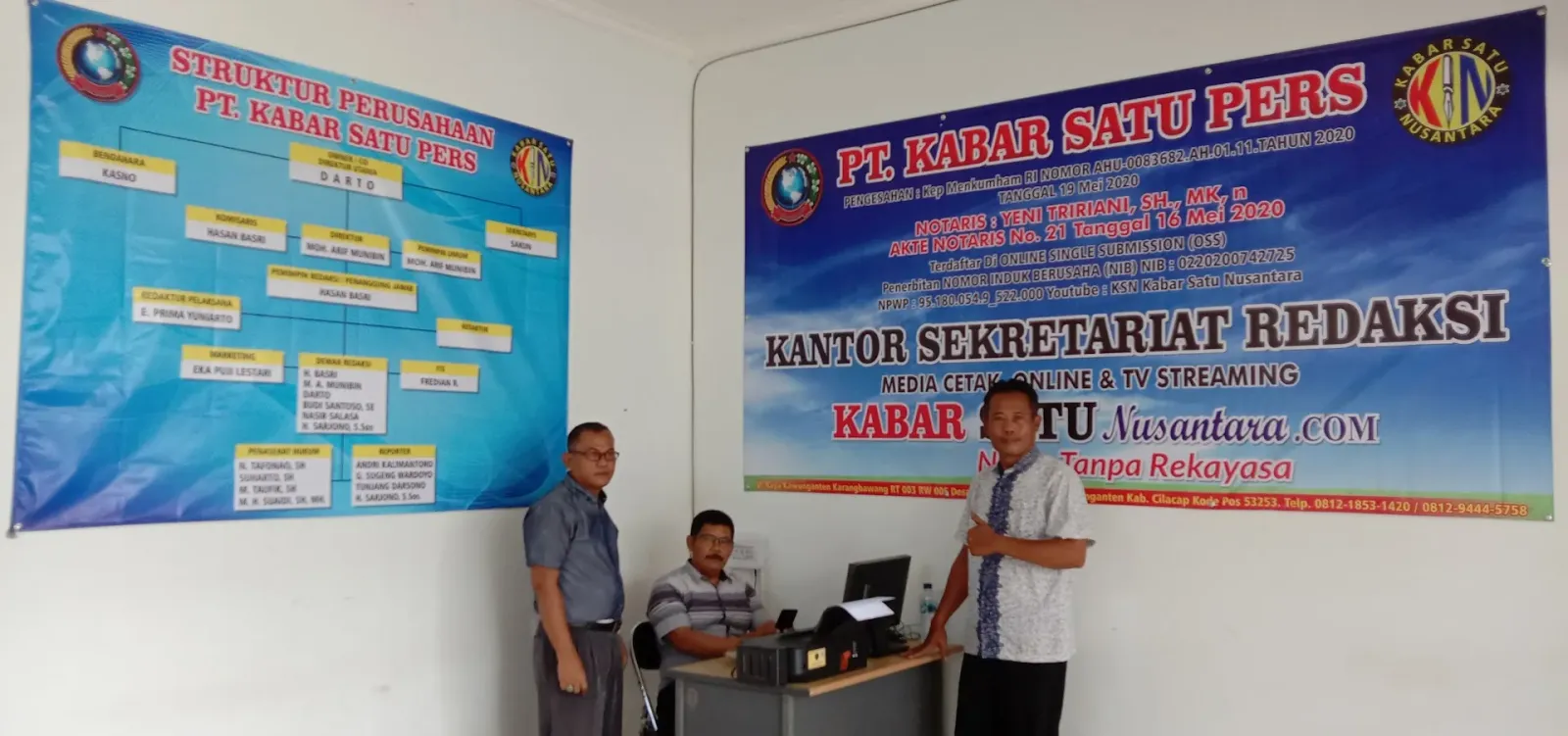 Sekertariat MEDIA KABAR SATU NUSANTARA