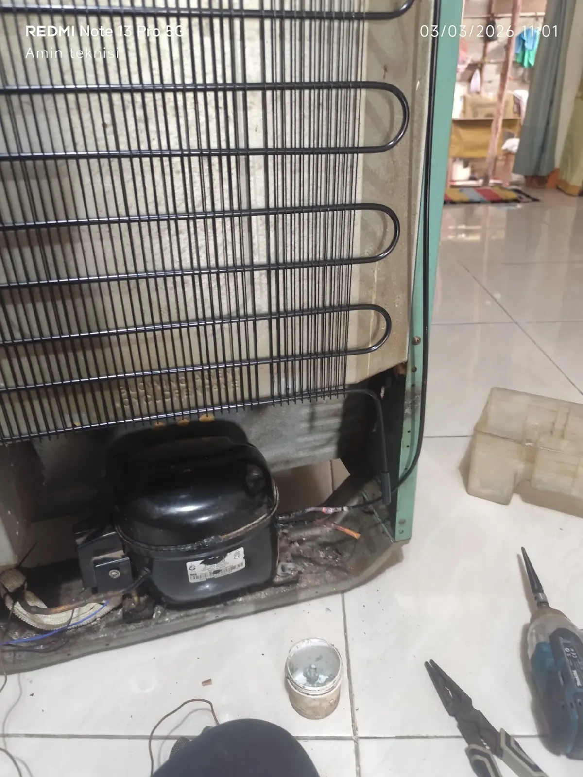 Service AC kulkas