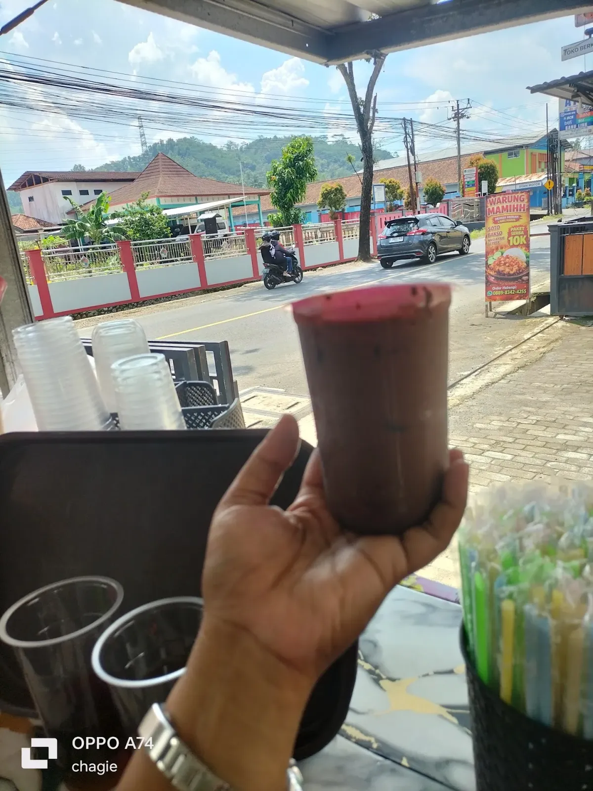 Teh desa Depan SKB tipar owner chacha