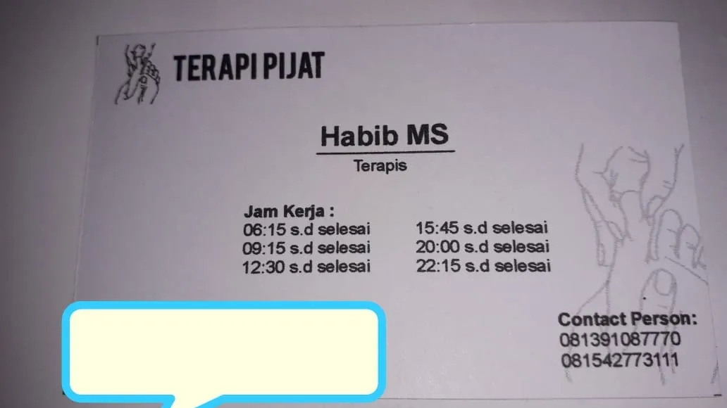 Terapi Pijat Cilacap