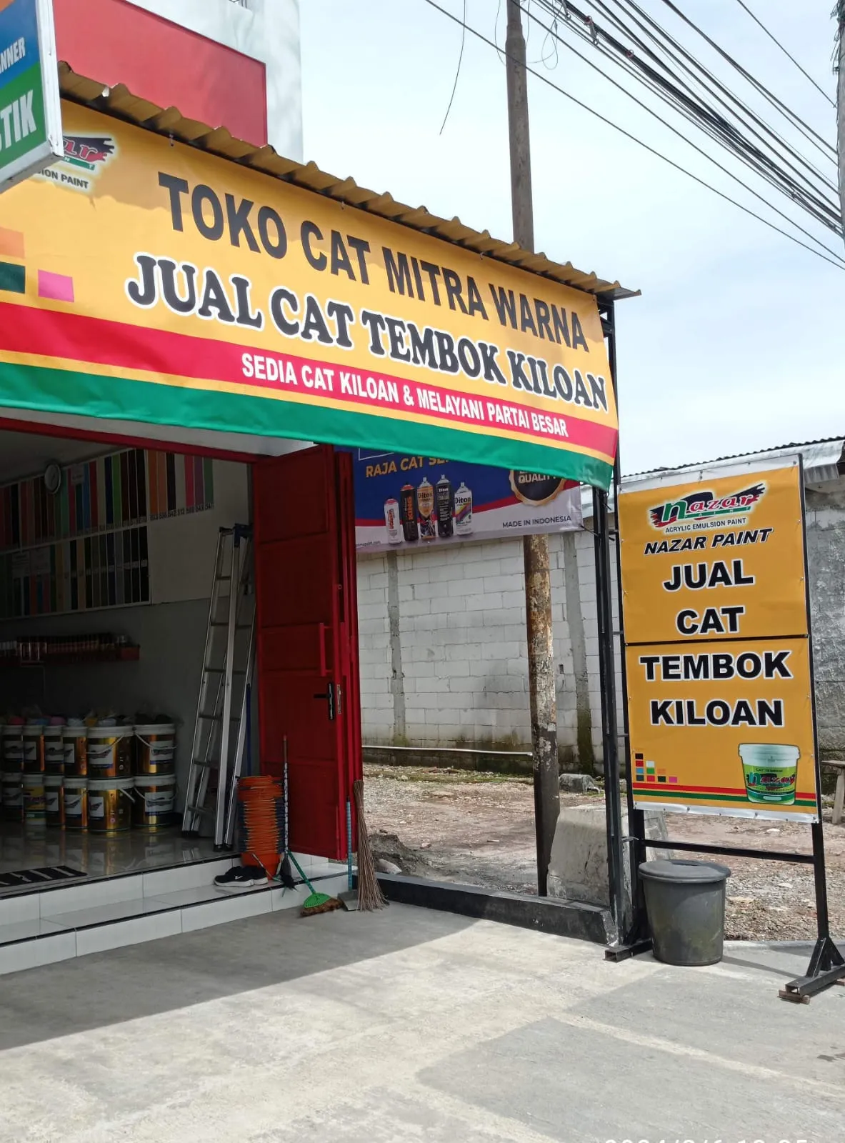 Toko Cat Mitra Warna(JOTUN,CATYLAC,WELDON,NODROP,DECOLITH,Belkote,DITON PREMIUM,DMS PREMIUM,AQUAPROOF,CAT KILOAN NAZAR PAINT)