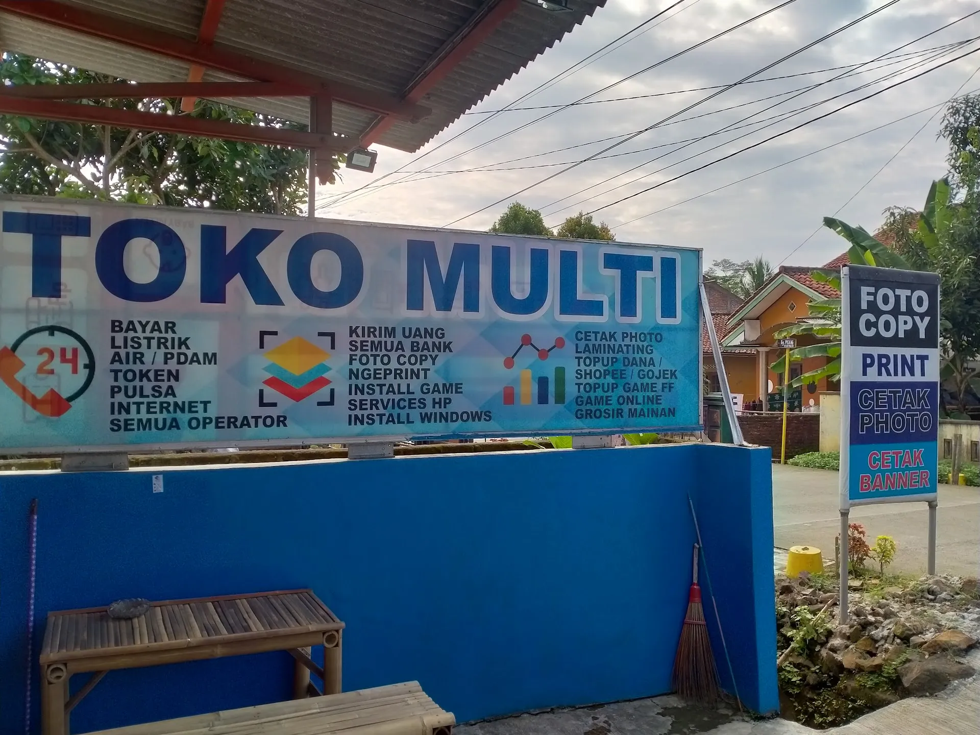 TOKO MULTI - Kirim Uang,Pulsa,Fotocopy, Aksesoris HP,Bayar Listrik dan PDAM