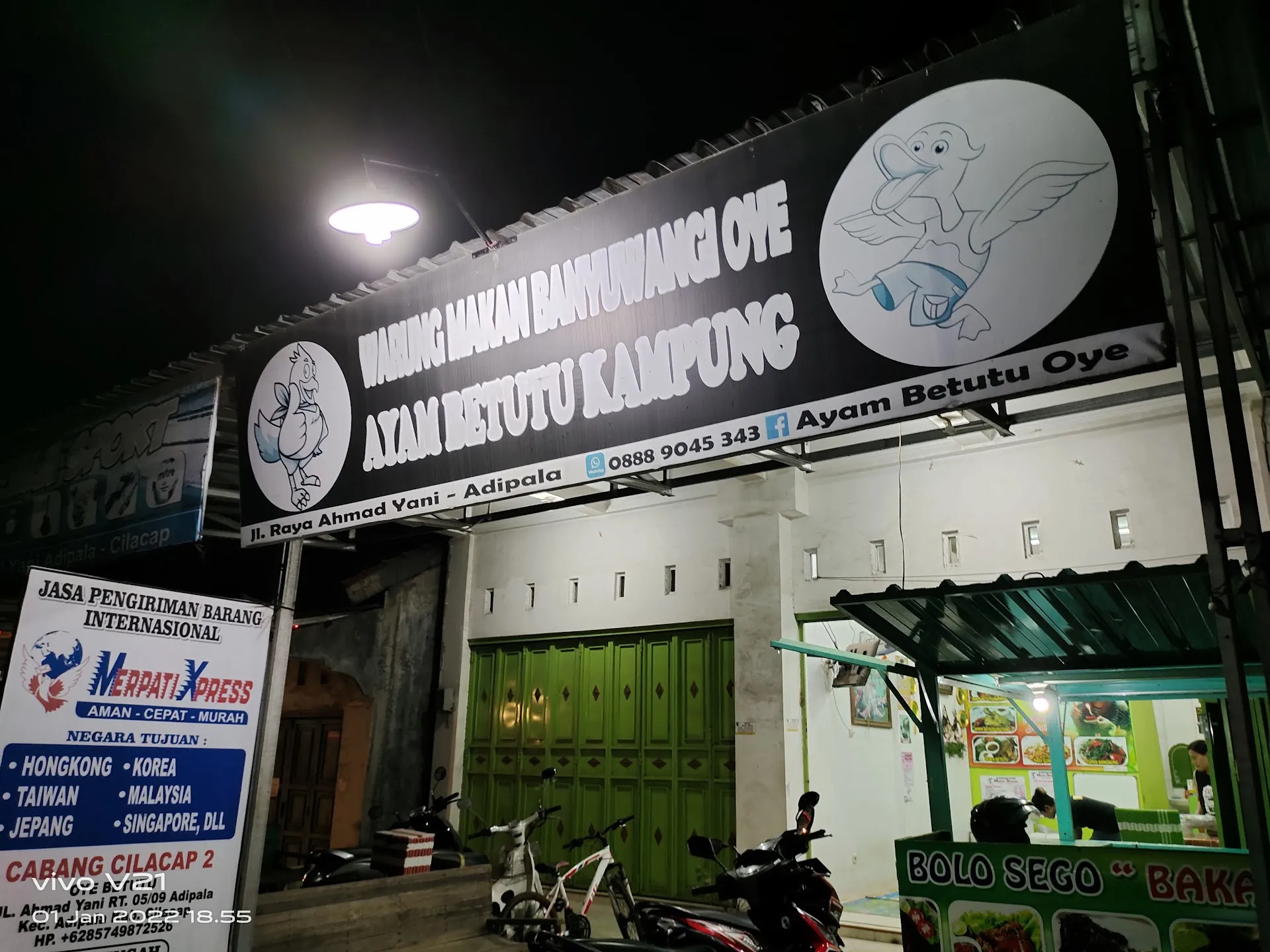 Warung Makan Banyuwangi Oye Ayam Betutu Kampung